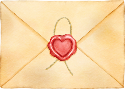 Love letter watercolor